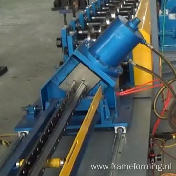 ware house Storage shelf upright pillar structural roll forming machine